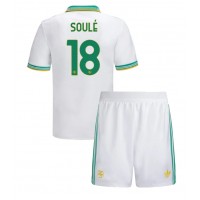 Dres AS Roma Matias Soule #18 Rezervni za djecu 2025-26 Kratak Rukav (+ kratke hlače)